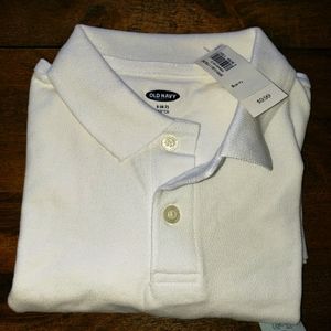 Boys white button shirt by Old Navy size 6/7